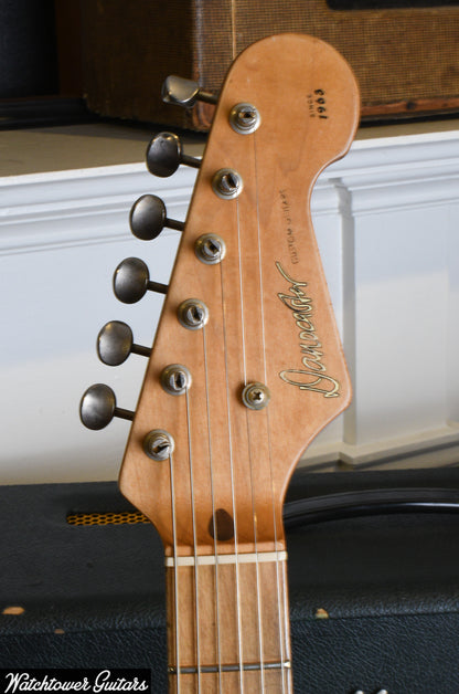 2018 Danocaster Double Cut Blonde