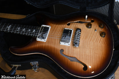2018 Paul Reed Smith PRS Hollowbody II Piezo 10 Top *Custom Color* Boyd Burst