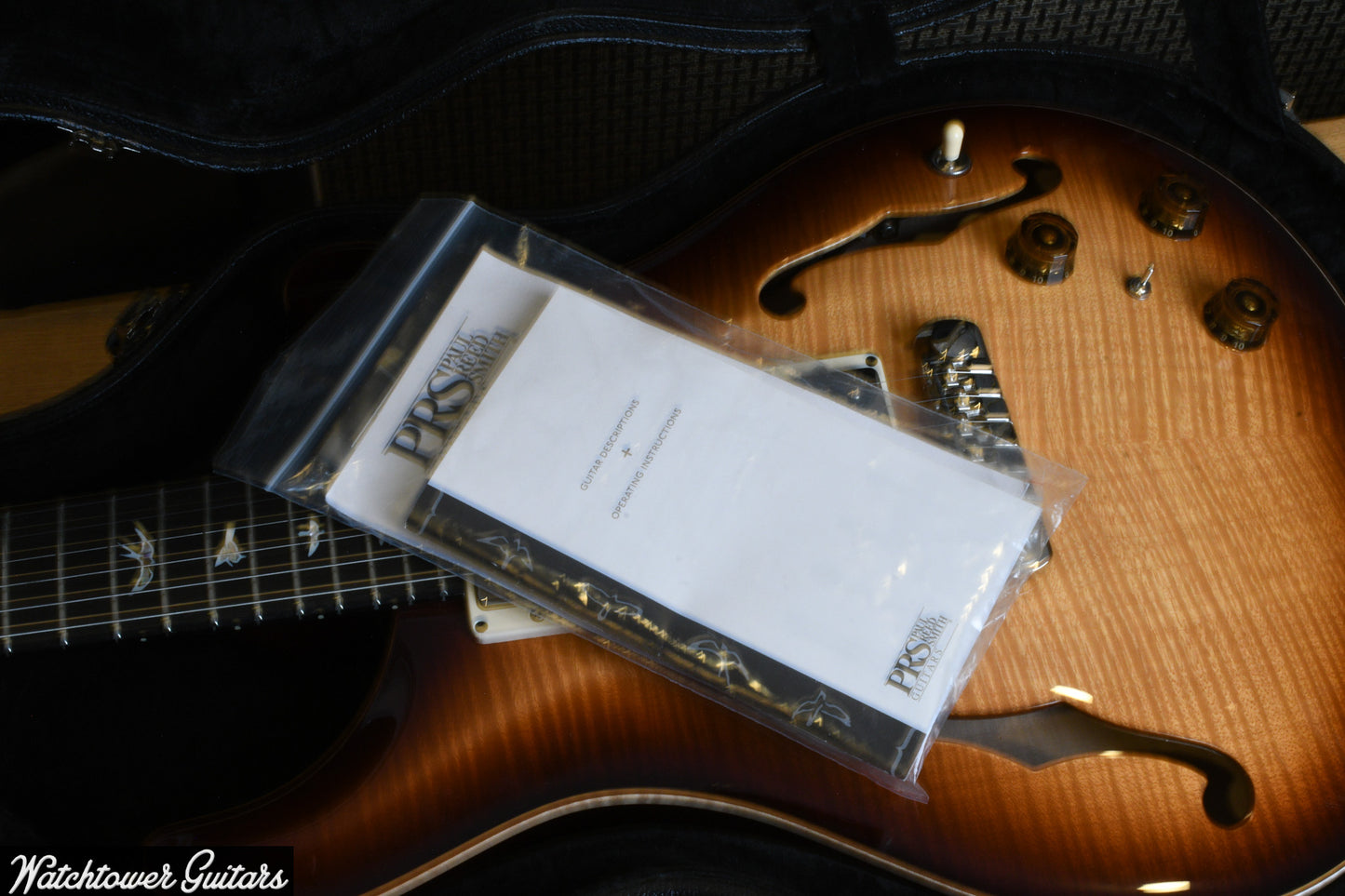 2018 Paul Reed Smith PRS Hollowbody II Piezo 10 Top *Custom Color* Boyd Burst