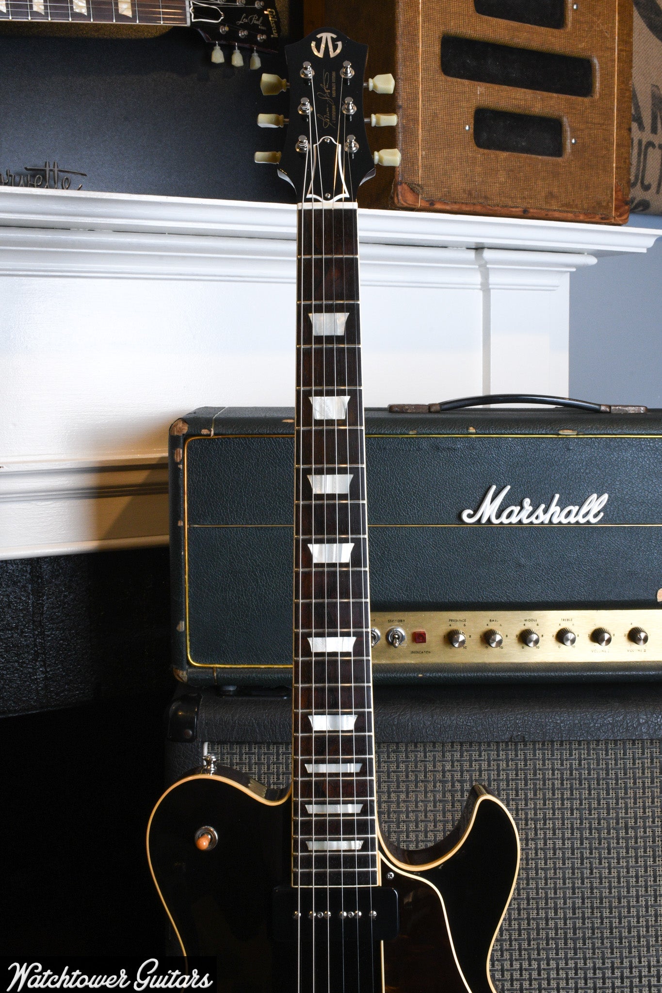 2011 Gustavsson Bluesmaster Custom Black P-90's