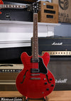 2001 Gibson ES-335 Dot Figured One Piece Top Cherry Red