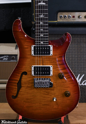 2021 Paul Reed Smith PRS CE 24 Semi Hollow Dark Cherryburst