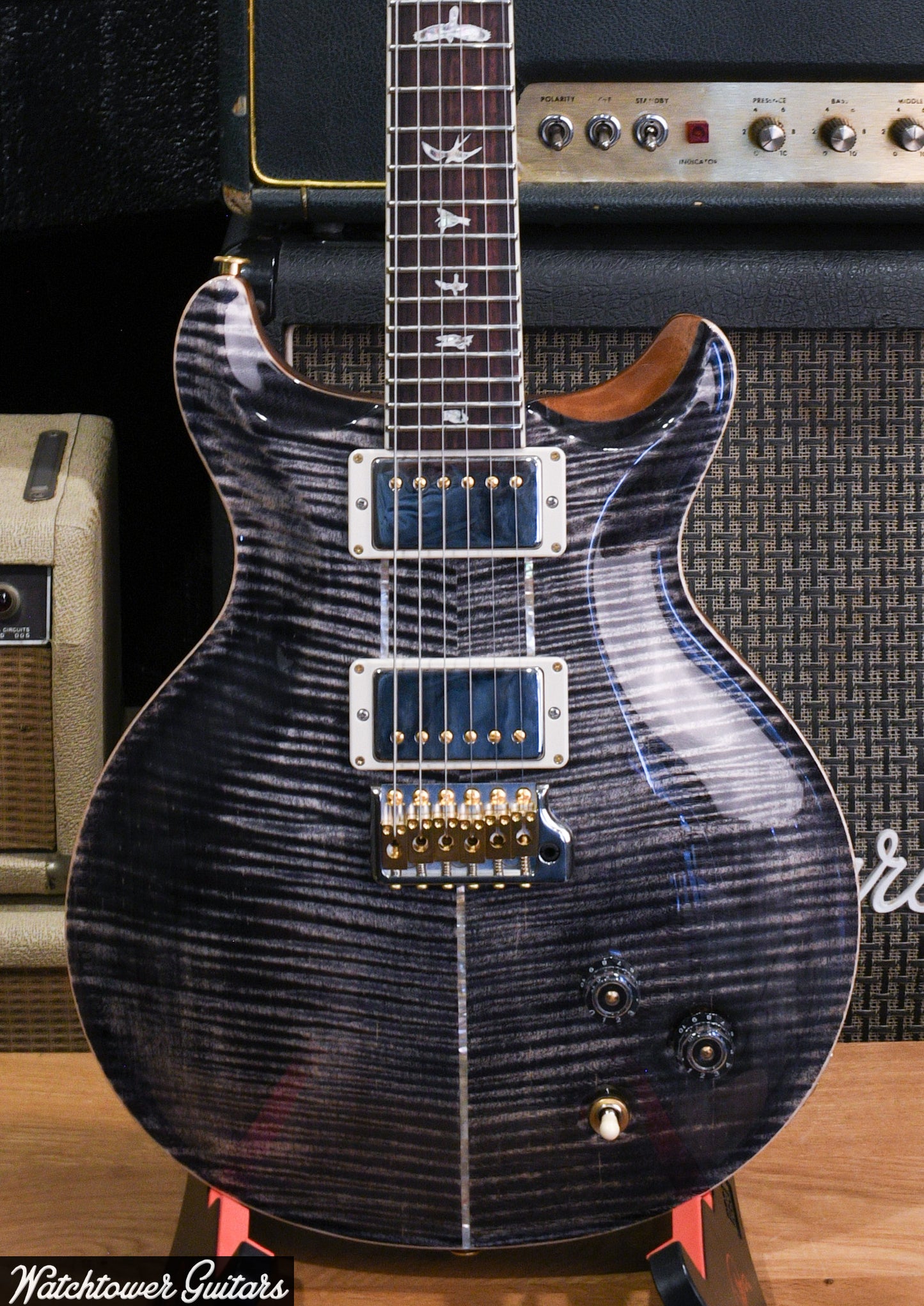 2024 Paul Reed Smith PRS Santana Retro 10 Top Charcoal