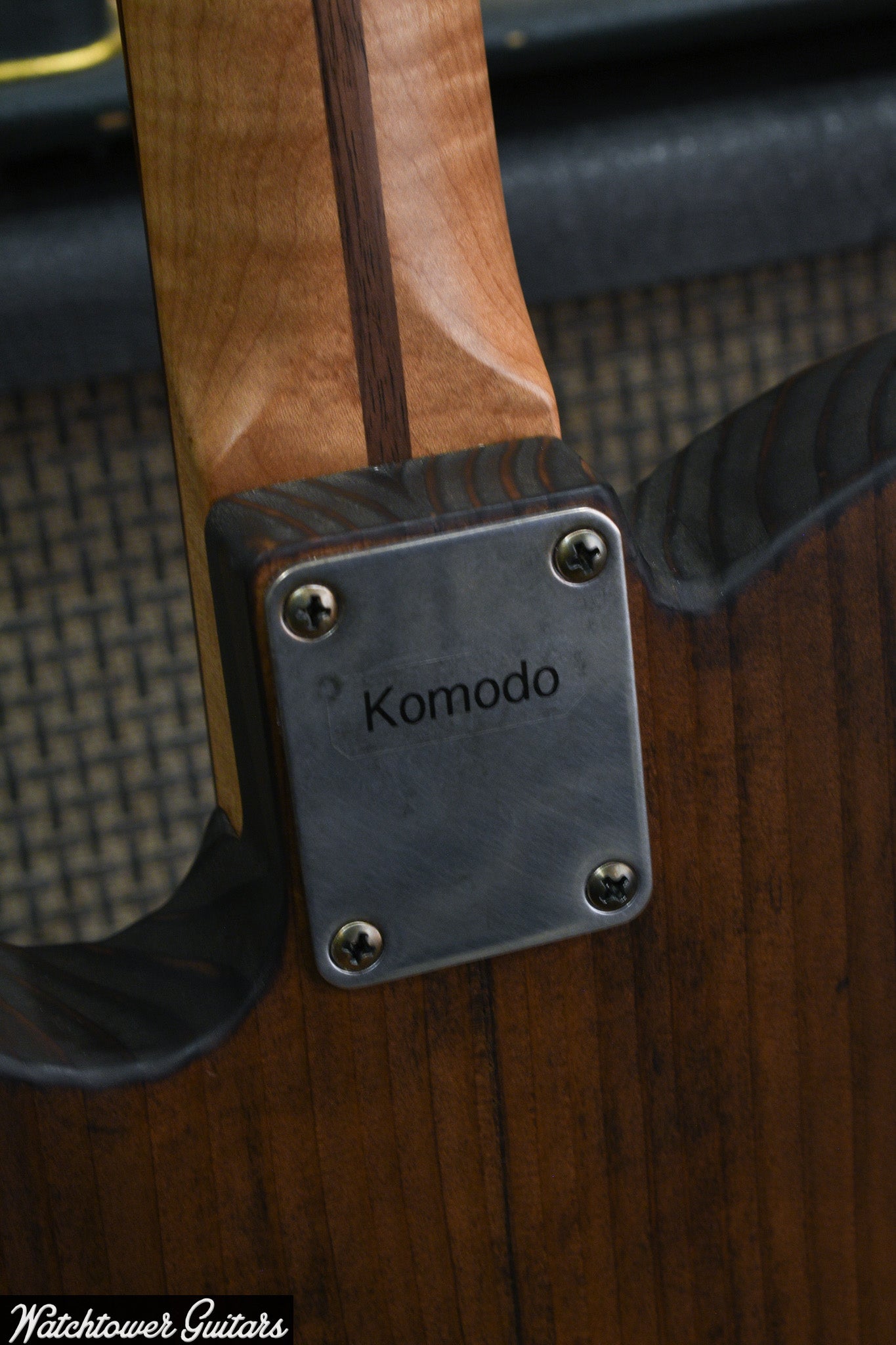 LSL Instruments Bad Bone 190 Reclaimed Pine Oil Finish Med Aged "Komodo"