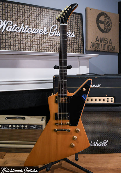 2022 Epiphone Ltd Edition 1958 Korina Explorer Aged Natural