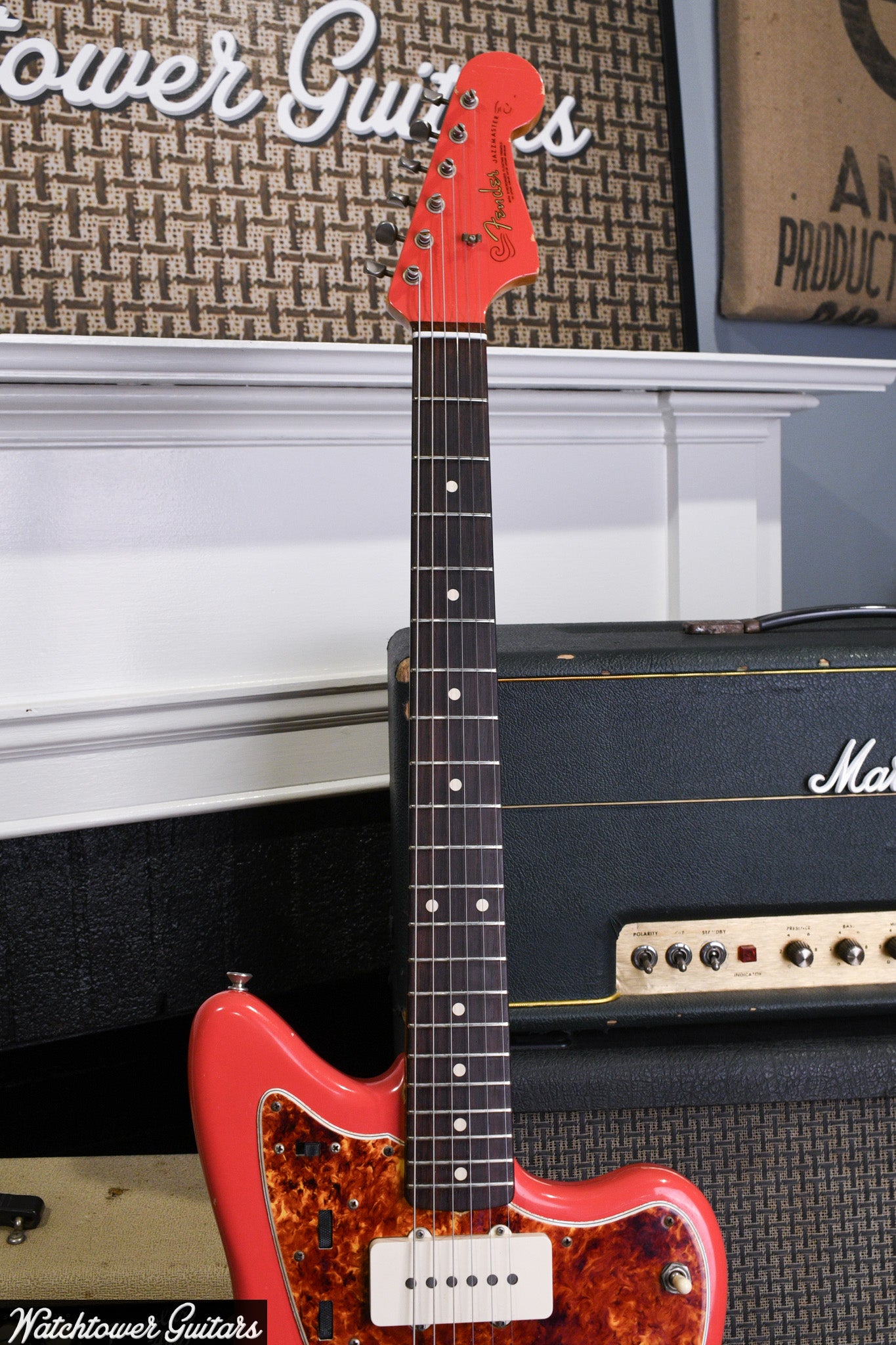 2012 Fender Custom Shop Jazzmaster Relic Fiesta Red