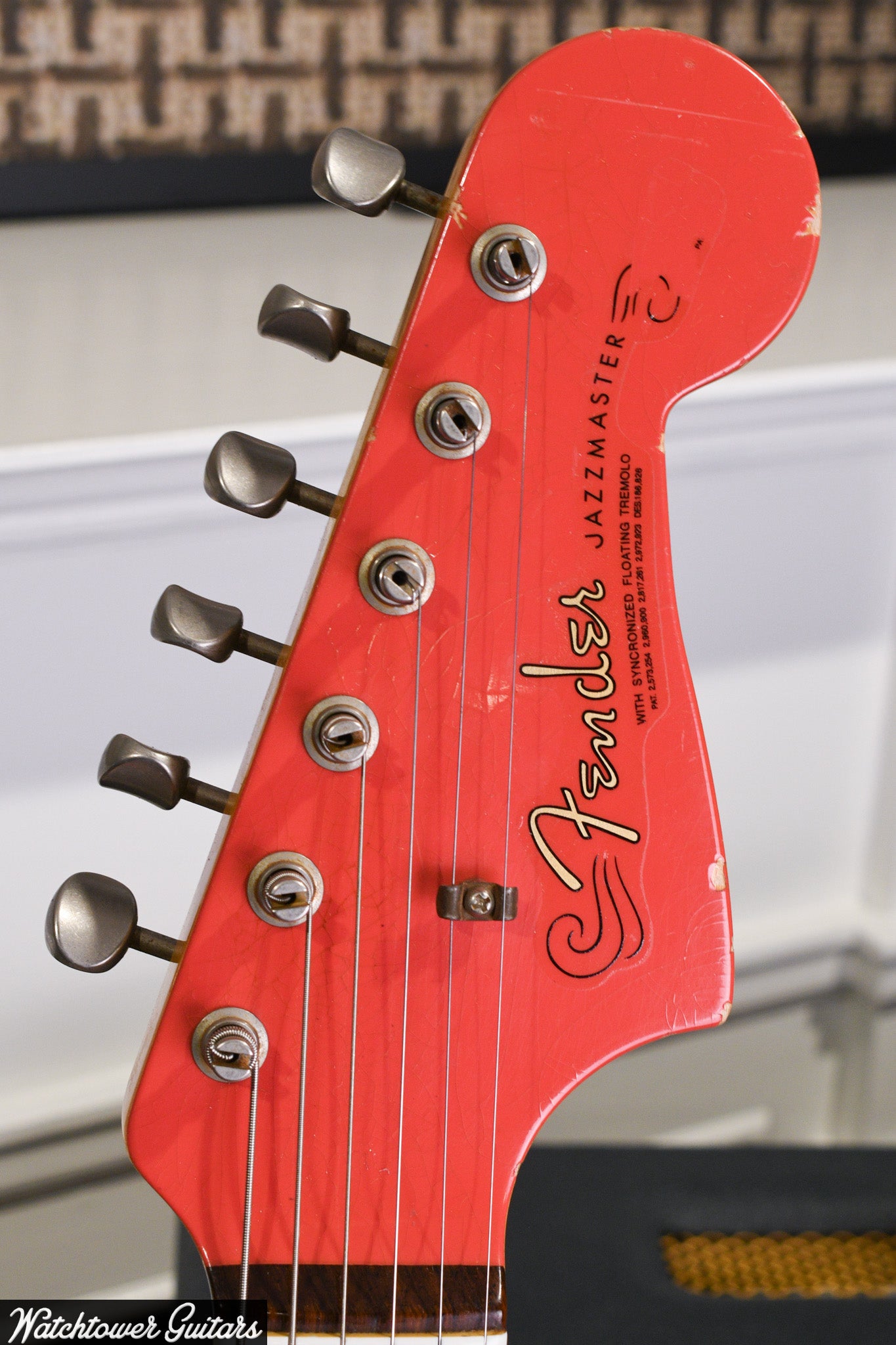 2012 Fender Custom Shop Jazzmaster Relic Fiesta Red