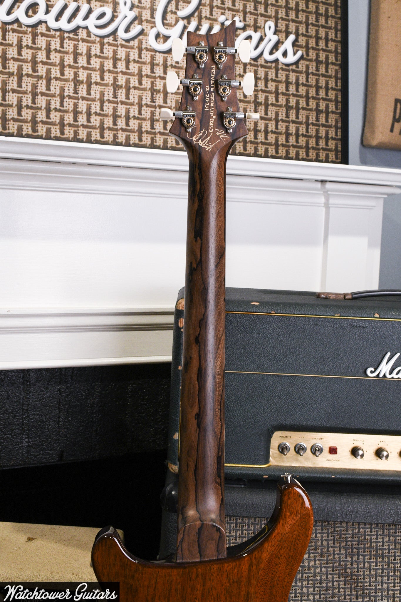 Paul Reed Smith PRS Private Stock 40th Anniversary Dragon Chestnut