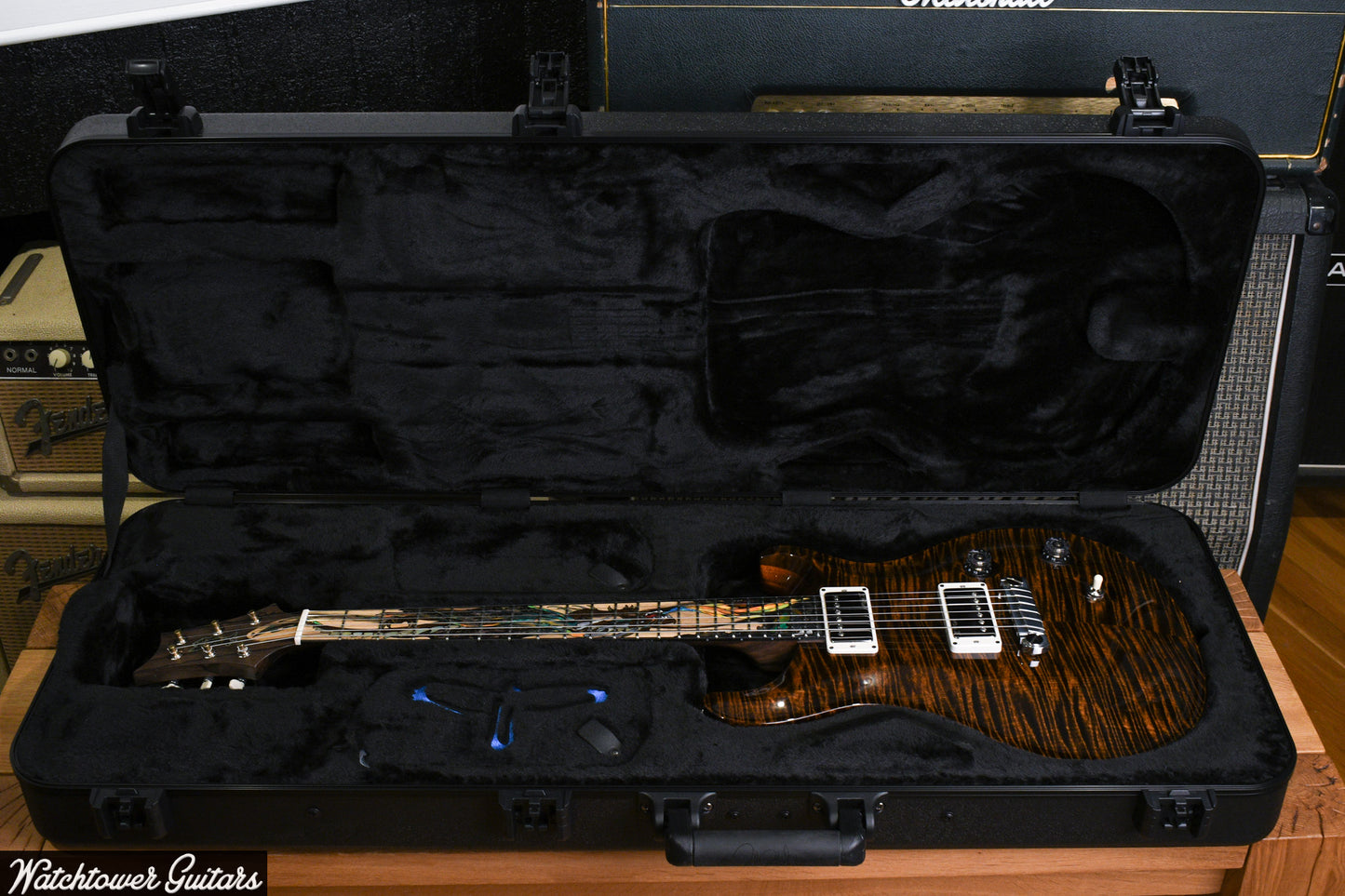 Paul Reed Smith PRS Private Stock 40th Anniversary Dragon Chestnut