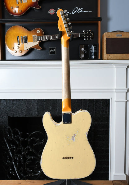 2022 Fender Custom Shop 1960 Telecaster Custom Heavy Relic Vintage White
