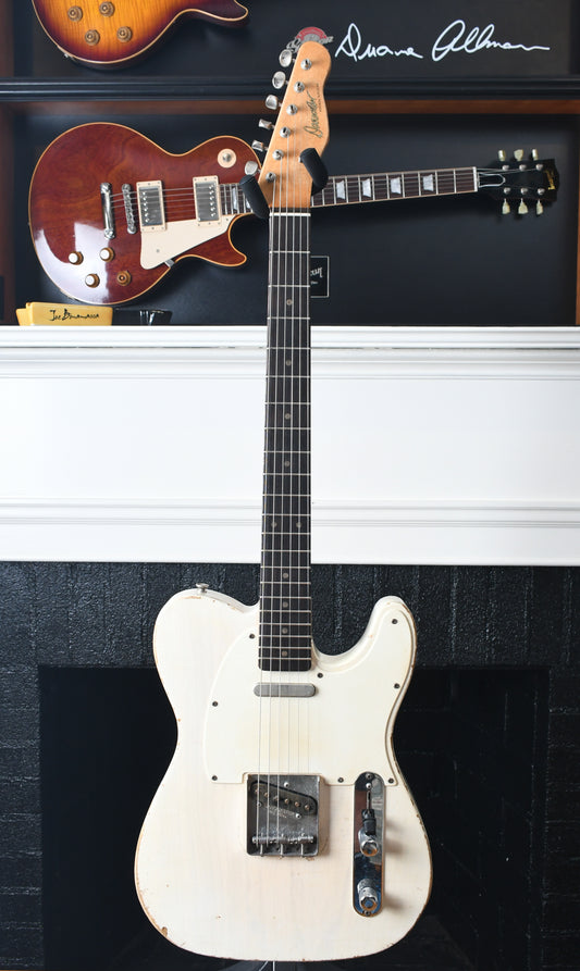 2023 Danocaster Single Cut White Blonde