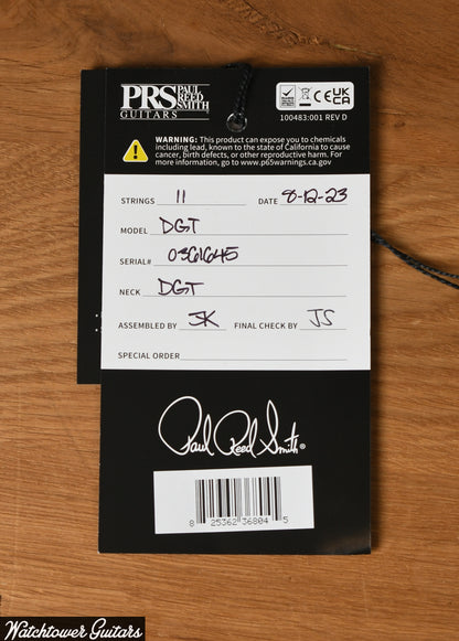 Paul Reed Smith PRS DGT Signature *Custom Color* Aquamarine