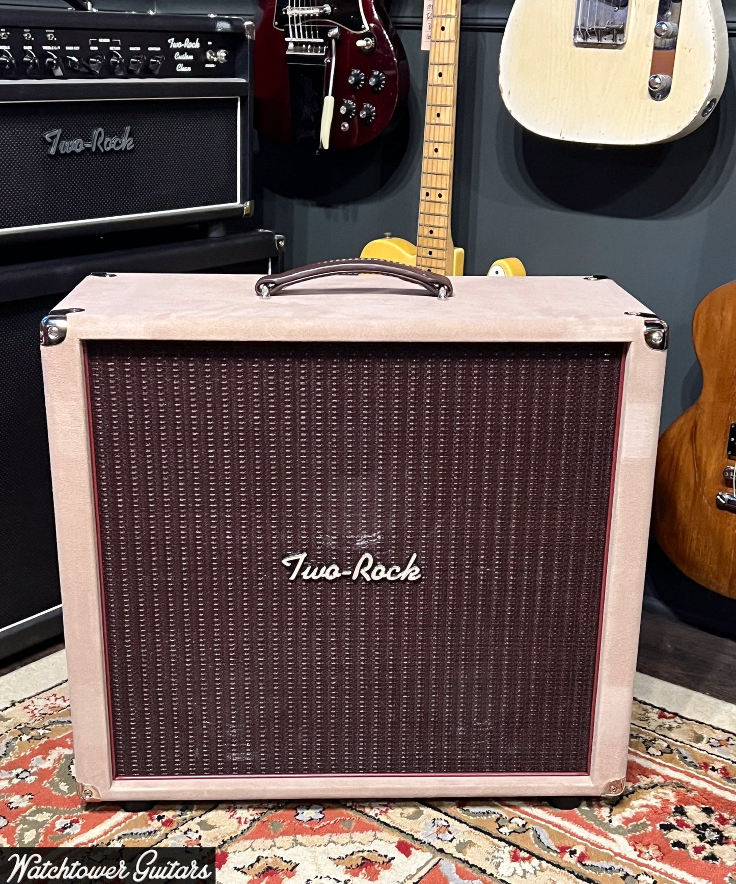 Two Rock Vintage Deluxe 40 Watt 6V6 & 3x10 Cabinet Dogwood Suede/Oxblood Cloth
