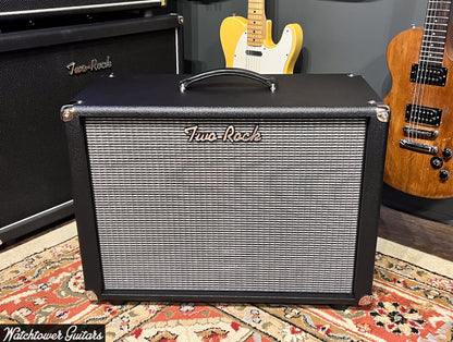 Two Rock Vintage Deluxe 35 Watt 6L6 & 1x12 Cabinet Black Bronco & Silver Cloth