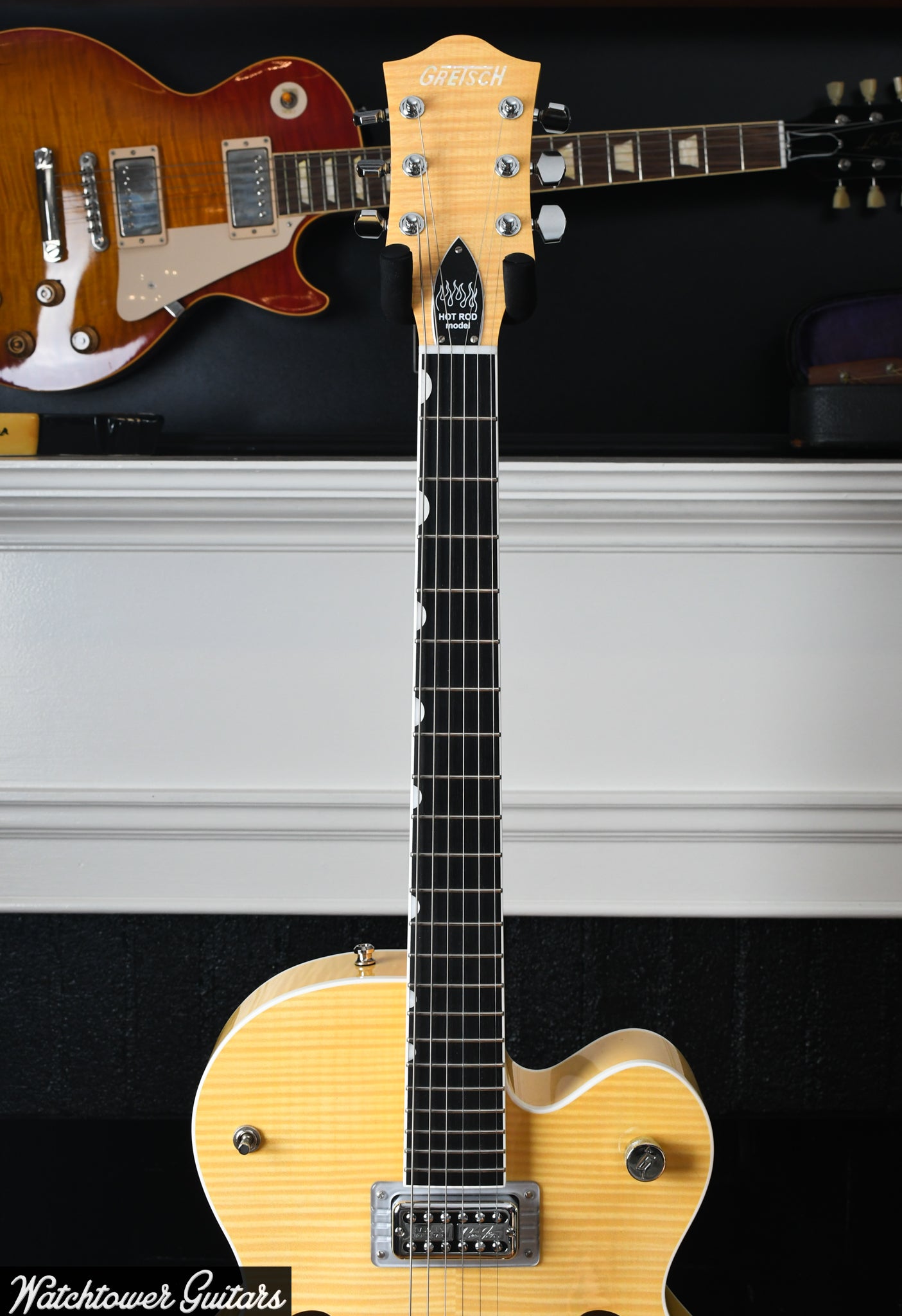 2018 Gretsch G6120SH Brian Setzer Hot Rod Natural Flame Maple