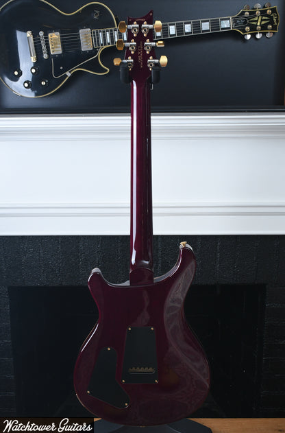 Paul Reed Smith PRS Studio Wood Library 10 Top Quilt, Brazilian Board, Korina, Aquableux Purple Burst Serial#0374256