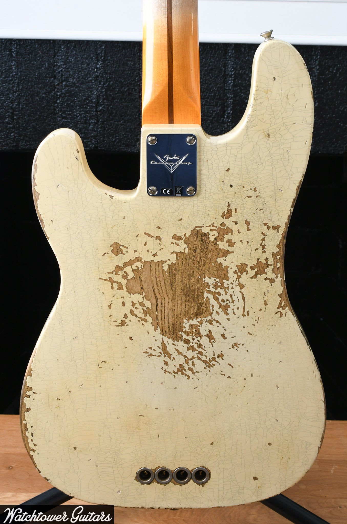 2023 Fender Custom Shop '51 Precision Bass Heavy Relic Aged Vintage White