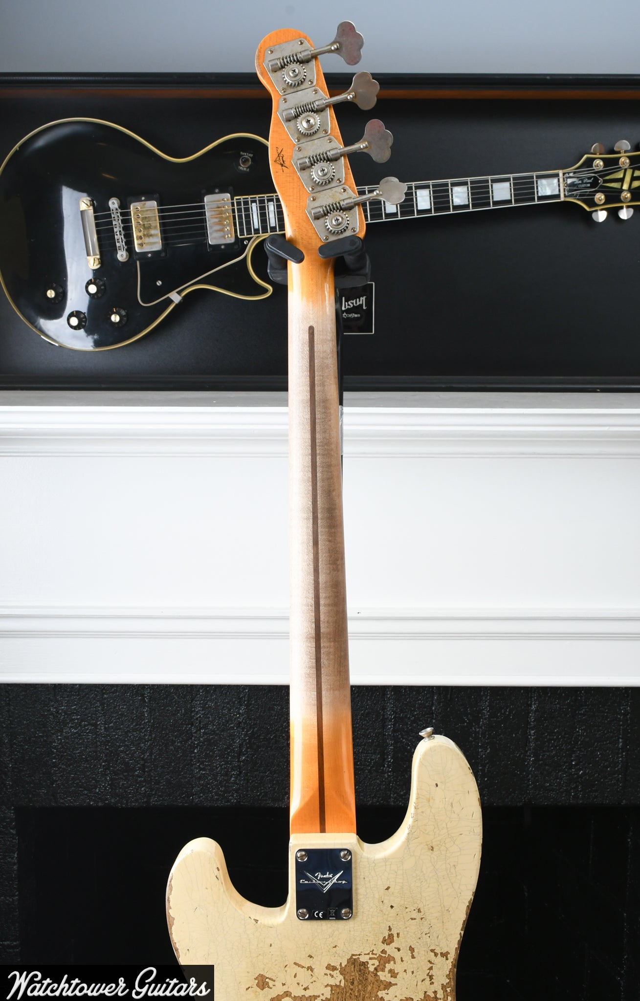 2023 Fender Custom Shop '51 Precision Bass Heavy Relic Aged Vintage White