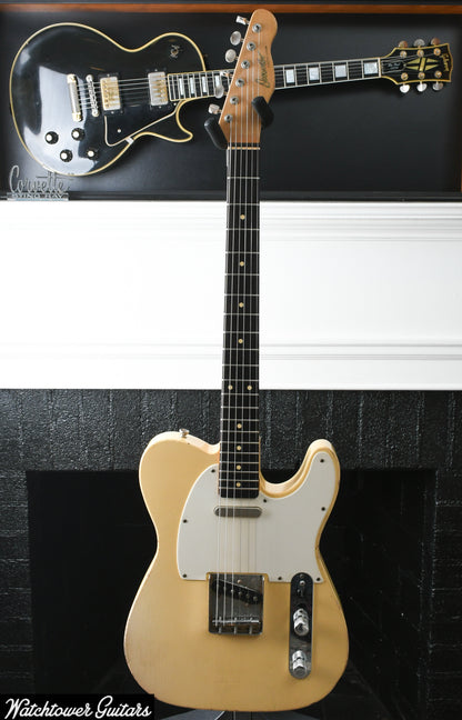 2019 Danocaster Single Cut Nicotine Blonde Peter Florance Voodoo TE-60 Pickups
