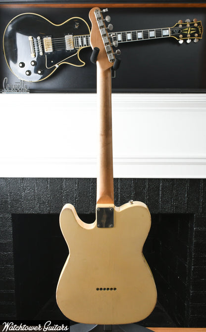 2019 Danocaster Single Cut Nicotine Blonde Peter Florance Voodoo TE-60 Pickups