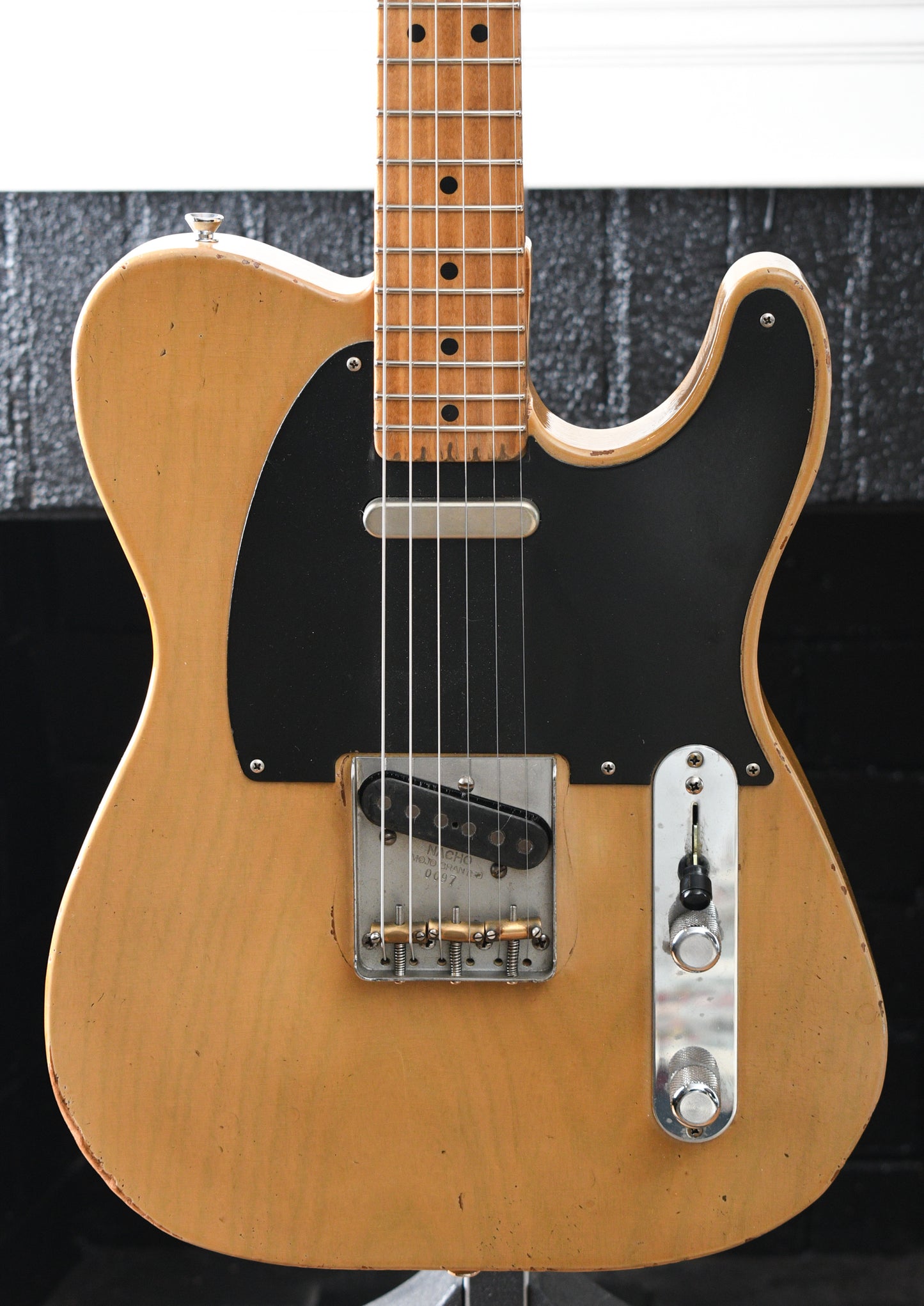 2020 Nacho Blackguard Telecaster Aged Butterscotch #0097