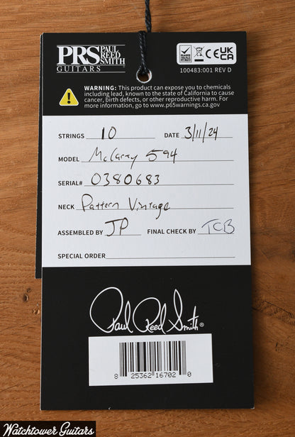 Paul Reed Smith PRS McCarty 594 Goldtop
