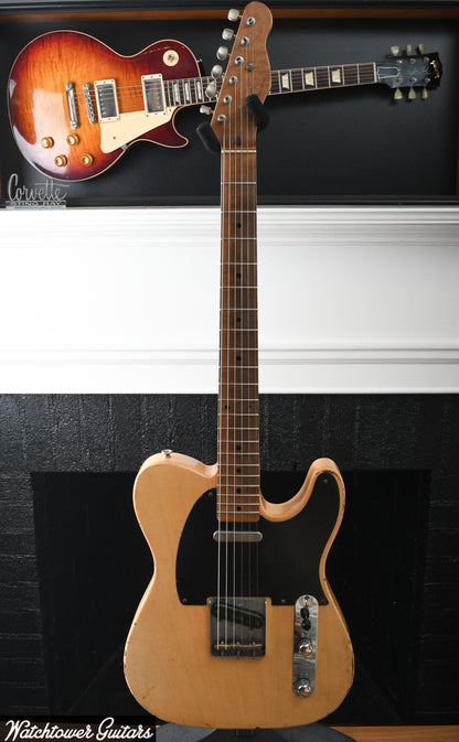 2024 Danocaster Single Cut Premium Blackguard, Ron Ellis pickups