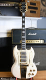 1969 Gibson SG Custom Polaris White - Player Vintage