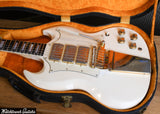 1969 Gibson SG Custom Polaris White - Player Vintage