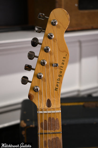 2021 Nash Telecaster T-72 Thinline Trans Orange Lollar Pickups