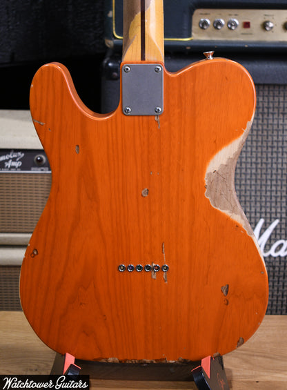 2021 Nash Telecaster T-72 Thinline Trans Orange Lollar Pickups
