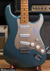 2020 Fender Custom Shop Limited Dual Mag '55 Stratocaster Super Faded Aged Sherwood Green Journeyman Relic