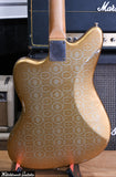 2021 Danocaster Offset Custom Lace Firemist Gold over Inca Silver