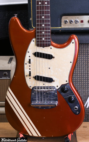 1969 Fender Mustang Competition Candy Apple Red