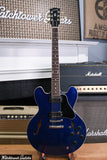 2005 Gibson ES-335 Flame Memphis Beale Street Blue