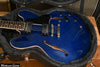 2005 Gibson ES-335 Flame Memphis Beale Street Blue