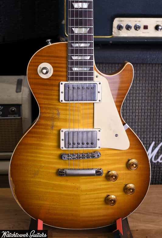 2023 Gibson Les Paul R9 Murphy Lab Ultra Heavy Aged Lemon Burst