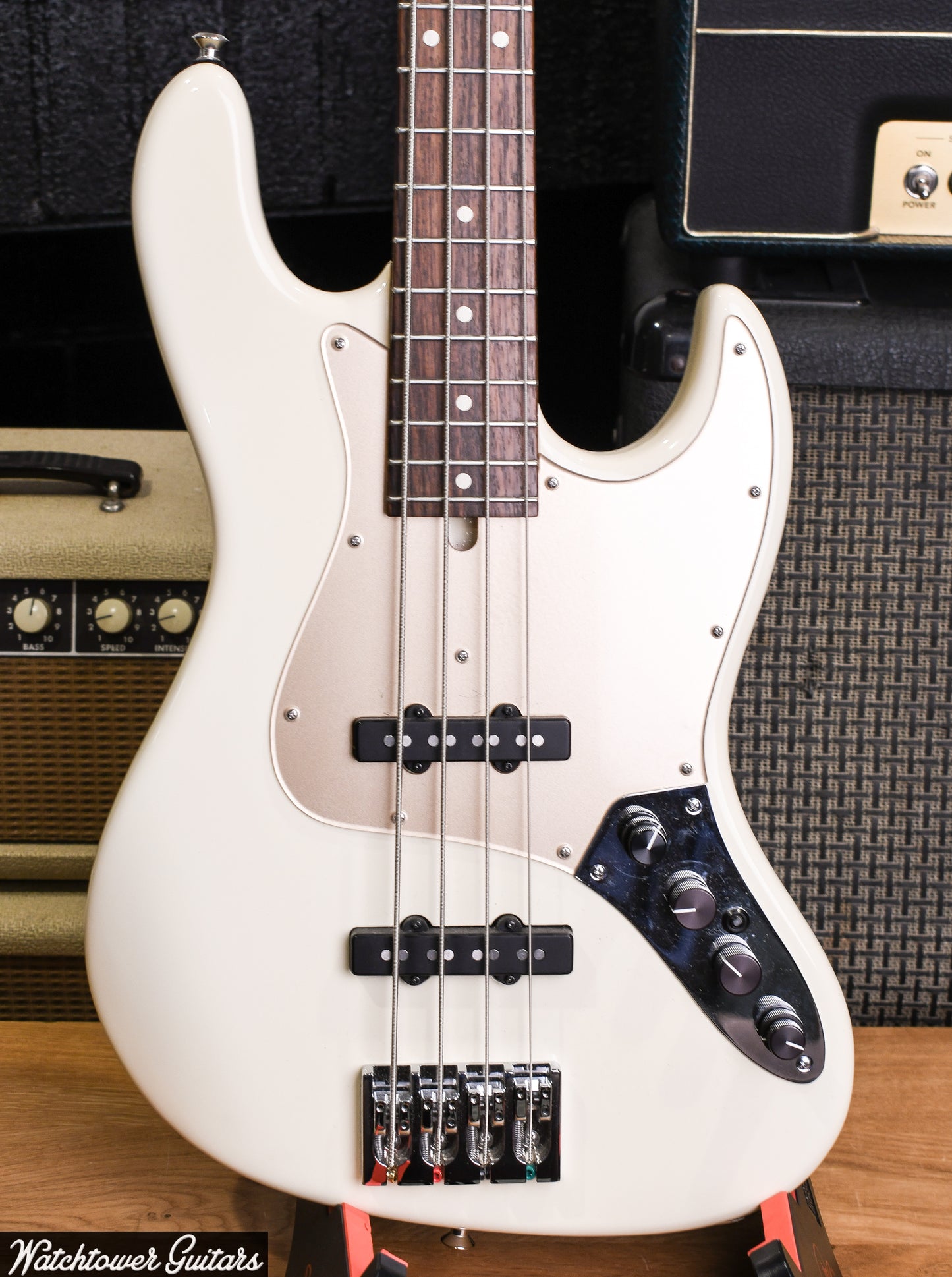 2022 Mike Lull Jazz Bass M4V Custom White