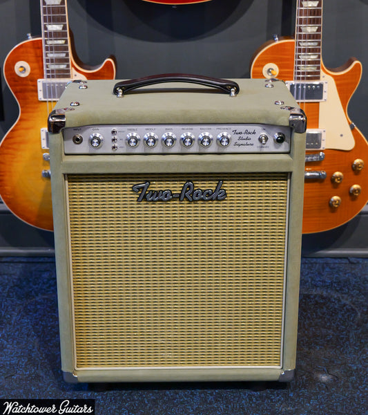 Two Rock Studio Signature Combo - Moss Green Suede (SN 1532)