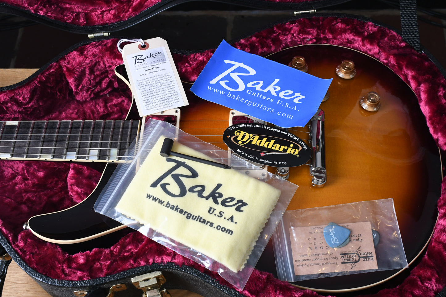 2002 Baker B1 Robben Ford Prototype 3 Tone Sunburst