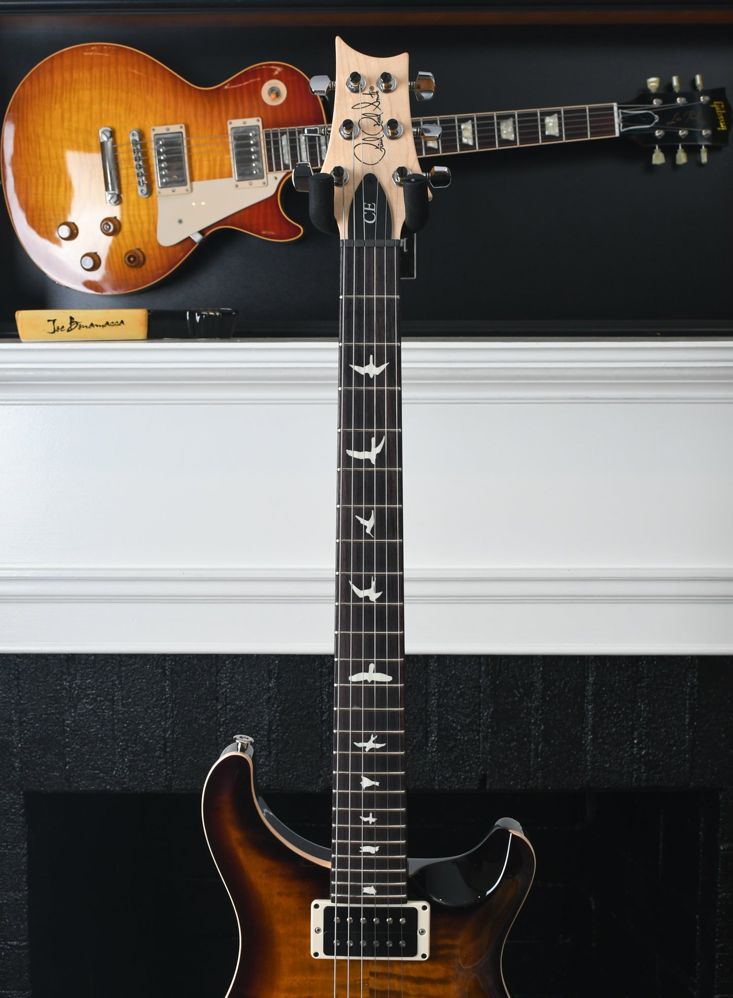 2022 Paul Reed Smith PRS CE 24 Semi Hollow Black Amber