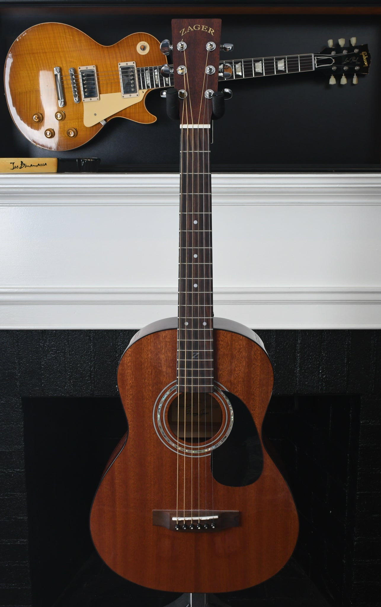 2022 Zager Travel Size Solid African Mahogany Electric