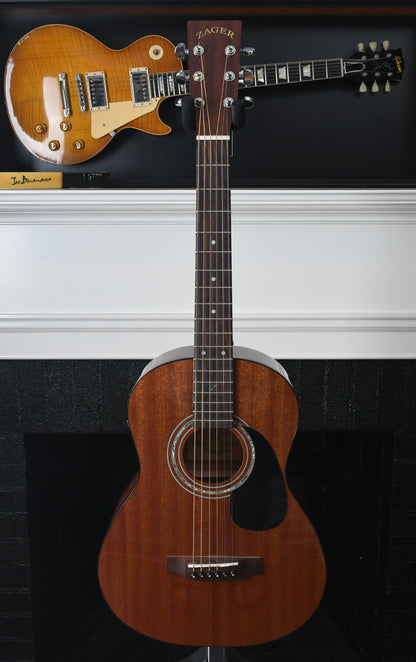 2022 Zager Travel Size Solid African Mahogany Electric