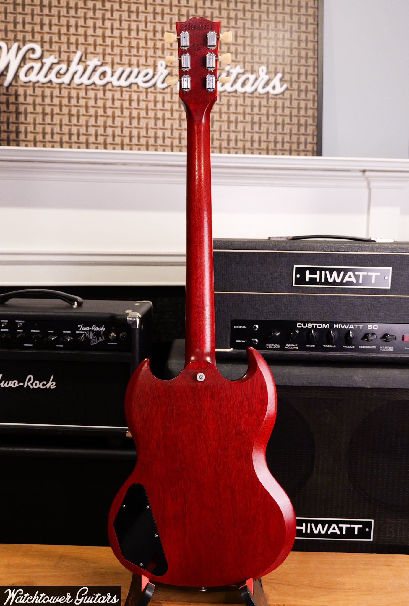 2023 Gibson SG Standard '61 Faded Maestro Vibrola Vintage Cherry