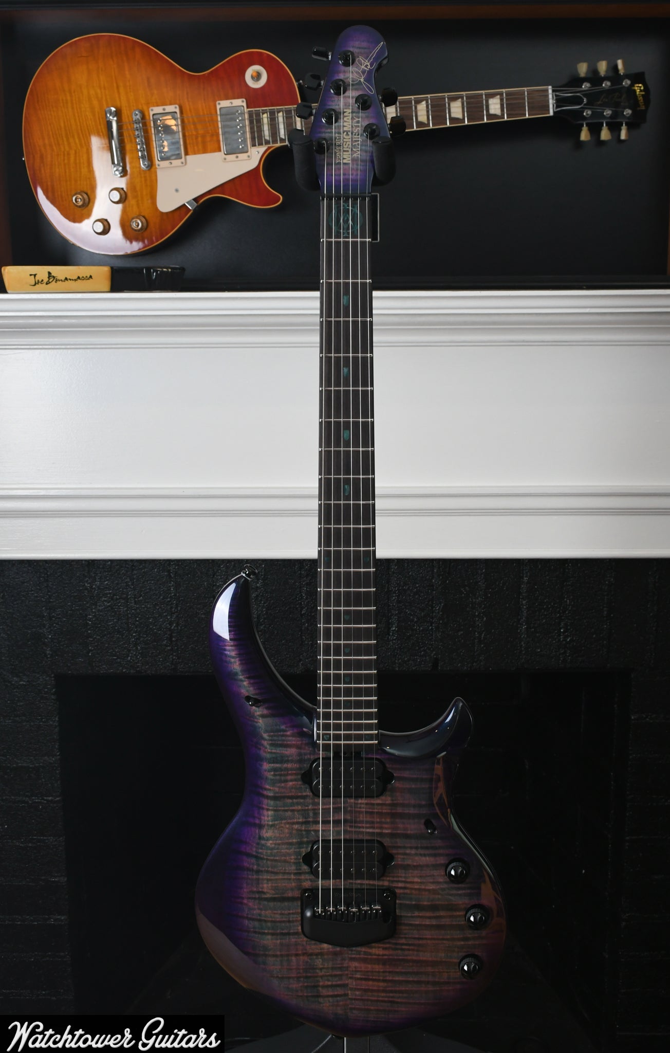 Ernie Ball Music Man Limited Edition John Petrucci Majesty Maple Top Crystal Amethyst