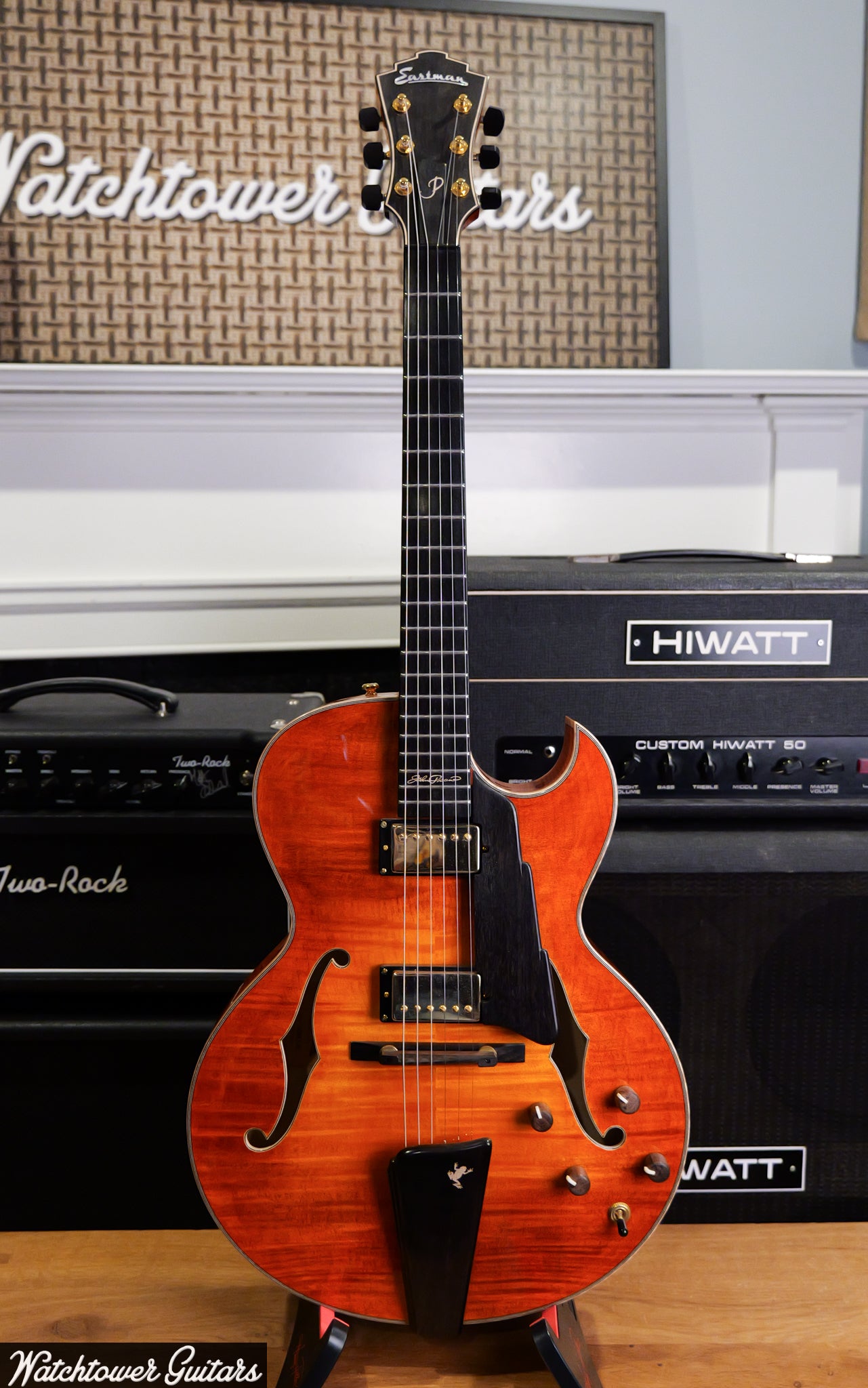 2018 Eastman AR380CE-HB John Pisano Signature Archtop