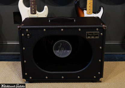 Two Rock 1x12 Cabinet in Black Bronco with Modern Silver Grill