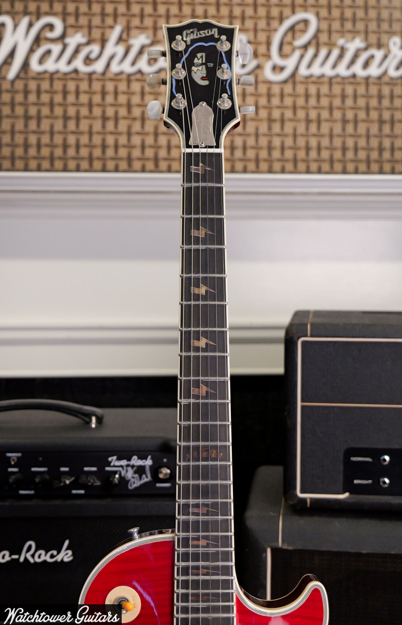 1998 Gibson Ace Frehley's Personal Signature Les Paul Custom Cherry Sunburst