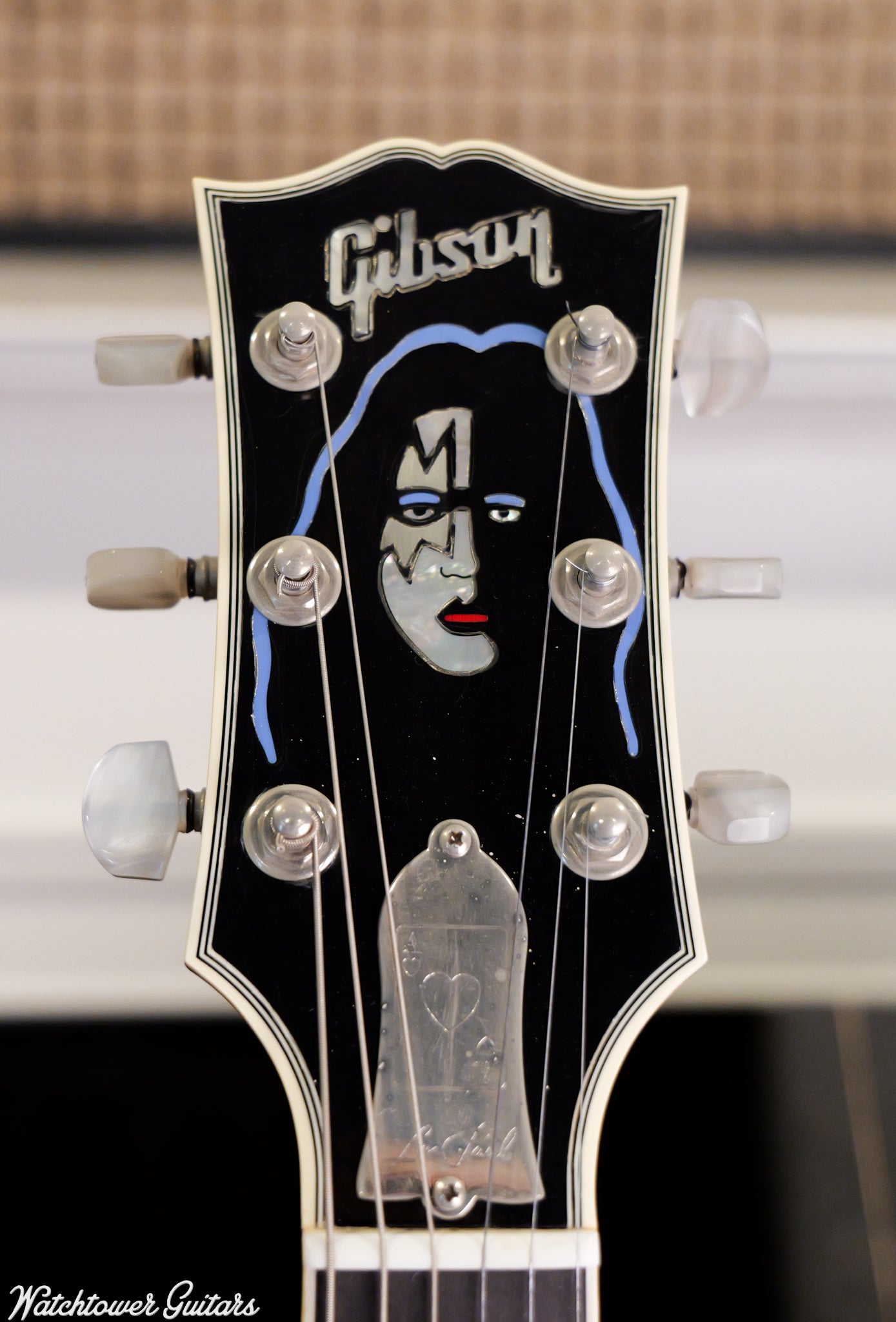 1998 Gibson Ace Frehley's Personal Signature Les Paul Custom Cherry Sunburst