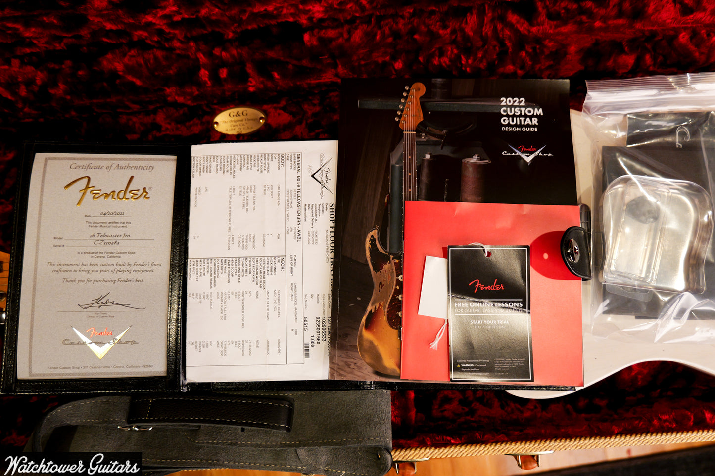 2022 Fender Custom Shop 1958 Telecaster Journeyman Relic Blonde